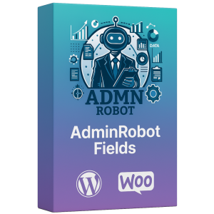 Woocommerce adminrobot fields