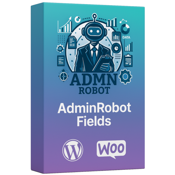 Woocommerce adminrobot fields