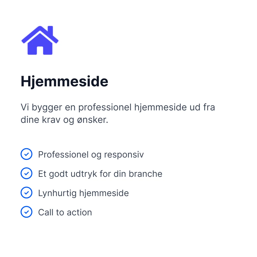 AdminRobot Hjemmeside