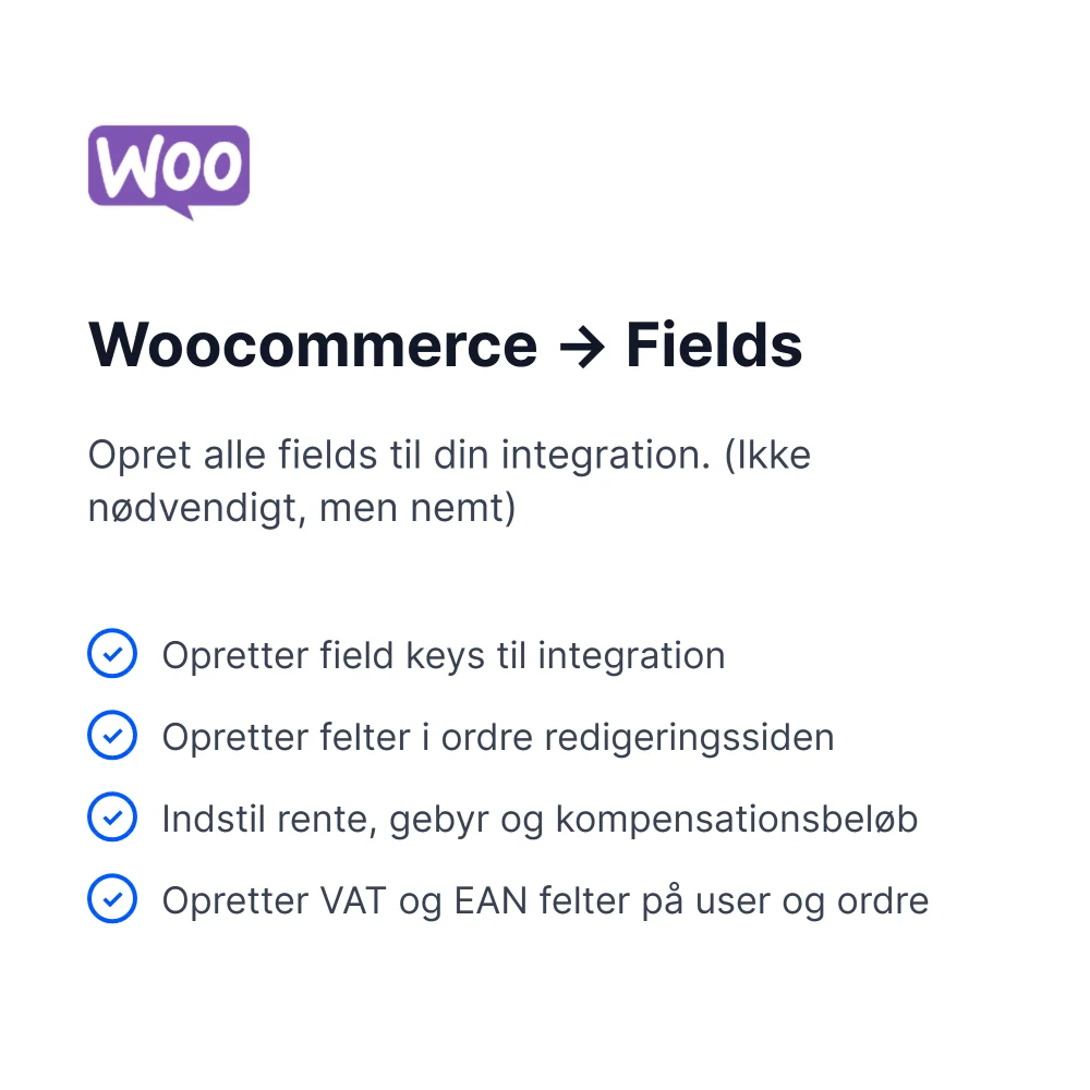 AdminRobot Woocommerce fields