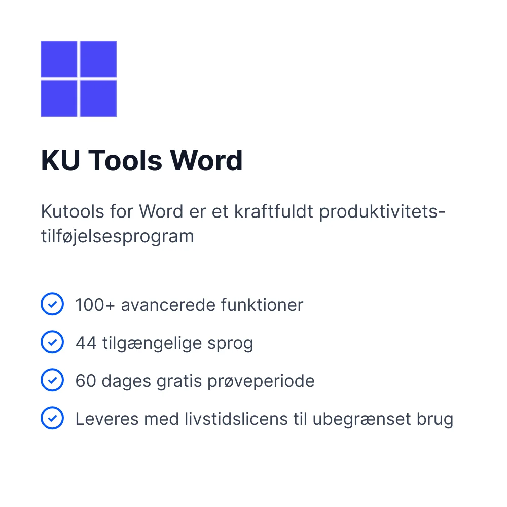 KU Tools Word